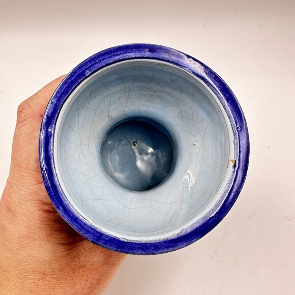 Vintage Ancher Iversen Special Design Head Face Vase Denmark Pottery Handpainted - Picture 6 of 10